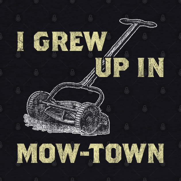 Funny Old School Lawn Mowing TDesign - Lawn mowing Design by Vector Deluxe